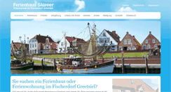 Desktop Screenshot of ferienhaus-skipper.de